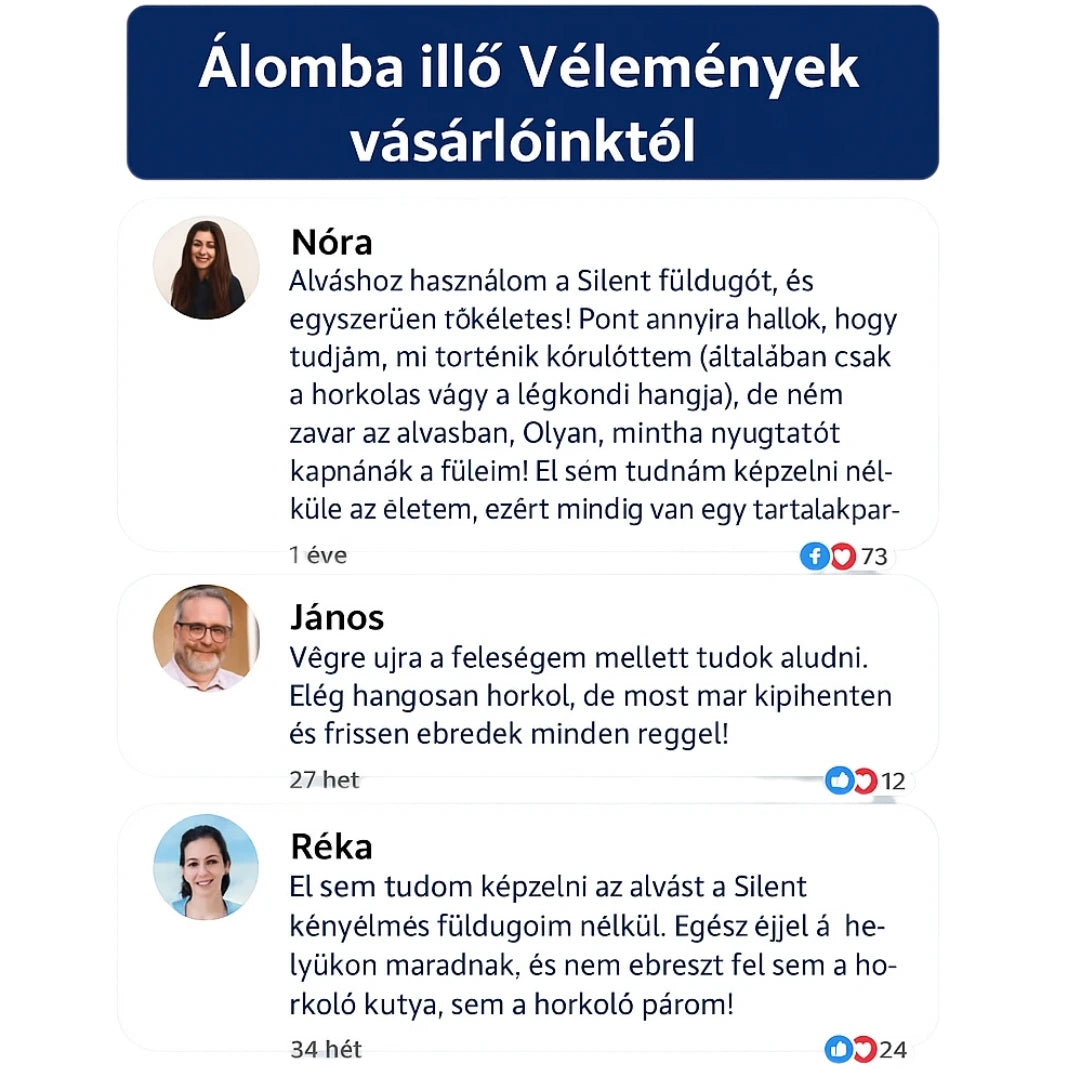 Silent™ – Aludjon nyugodtan, zajok nélkül - My Store